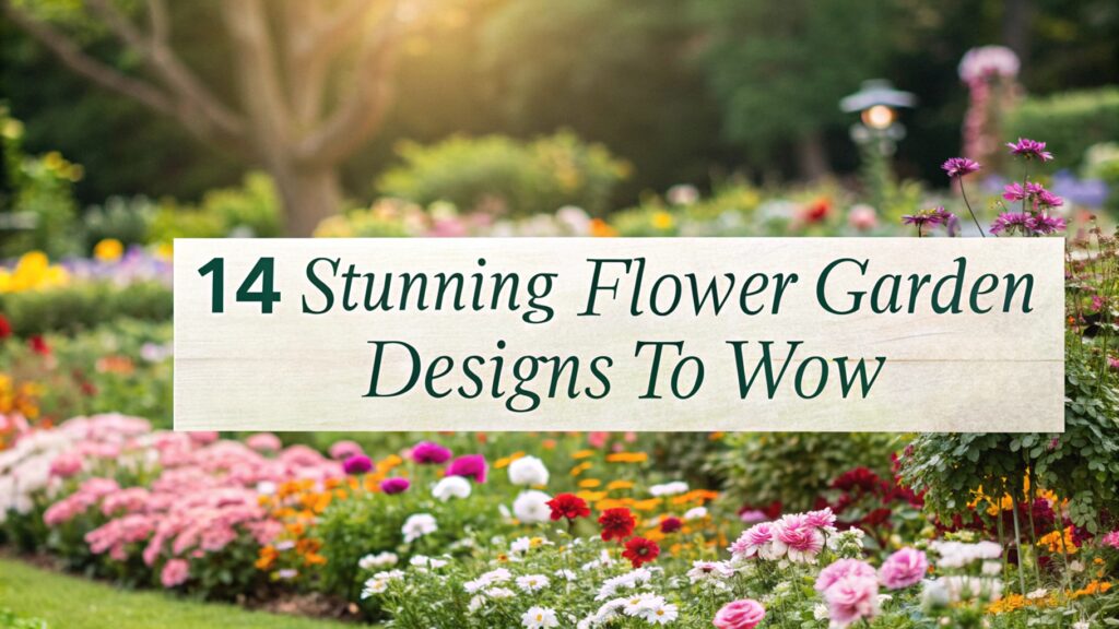 14 Stunning Flower Garden Designs to Wow