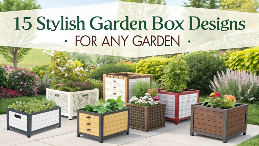 15 Stylish Garden Box Designs for Any Garden