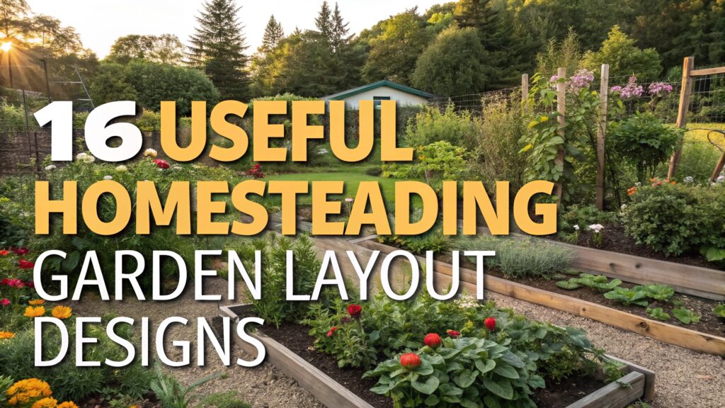 16 Useful Homesteading Garden Layout Designs