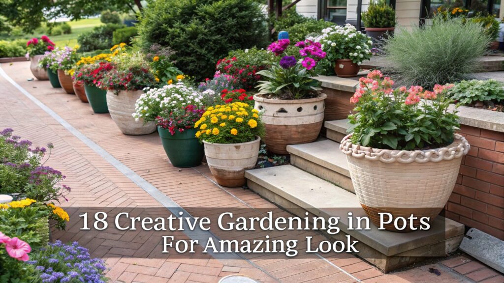 18 Creative Gardening in Pots for Amazing Look