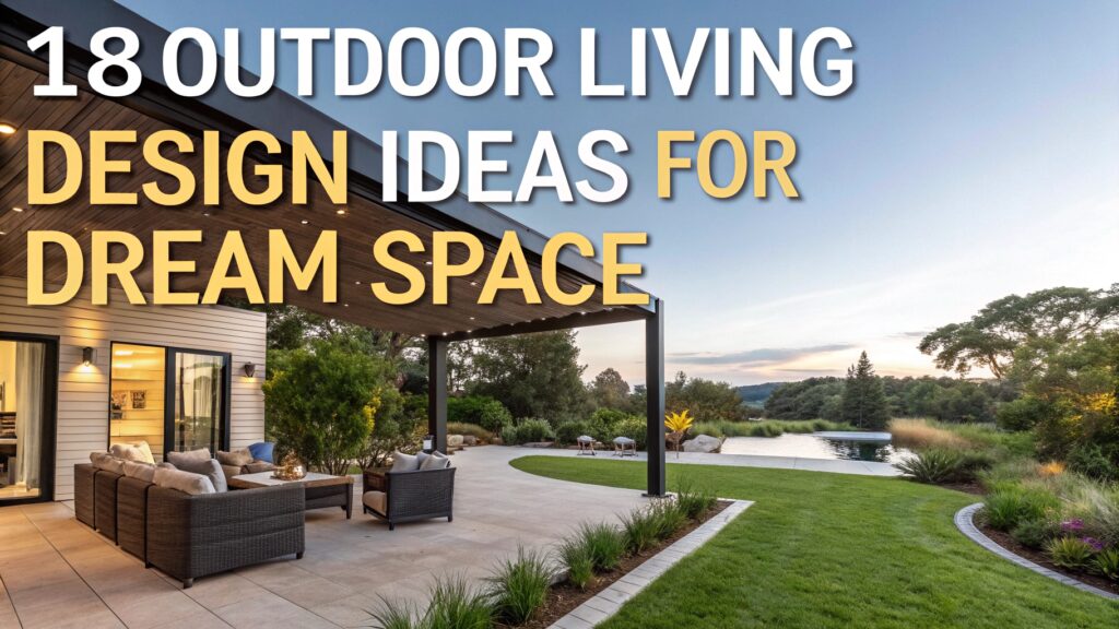 18 Outdoor Living Design Ideas for Dream Space