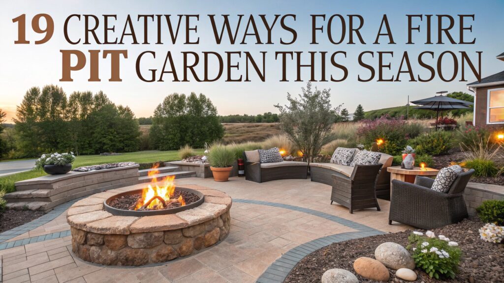 19 Creative Ways For a Fire Pit Garden This Season