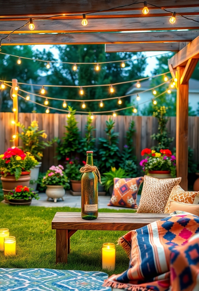 decorate your yard cheaply