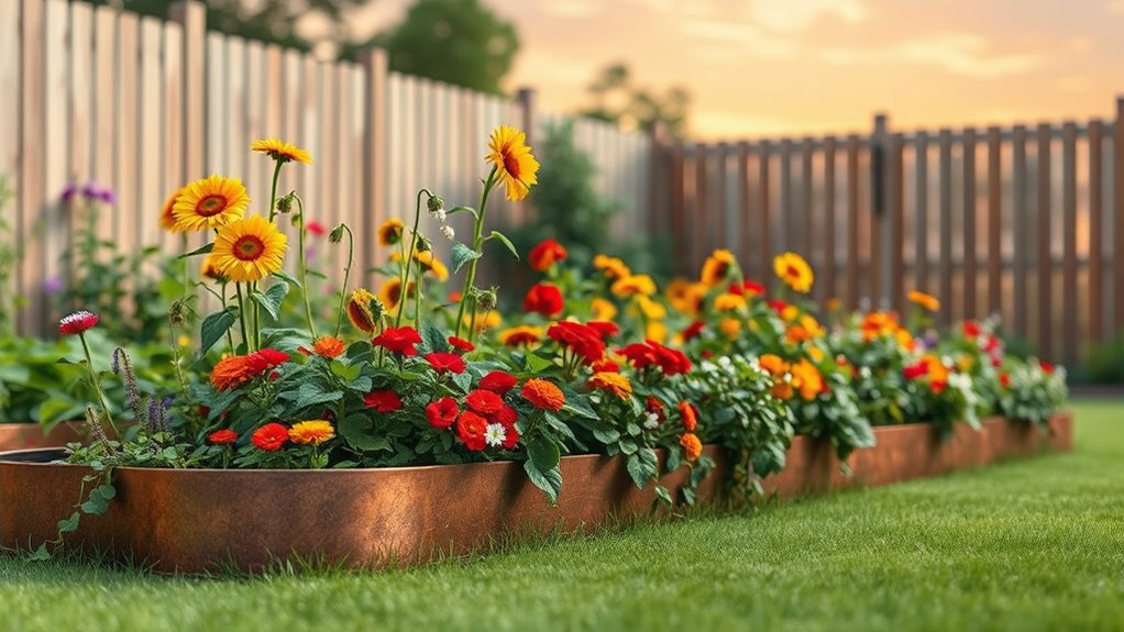 decorative border for gardens