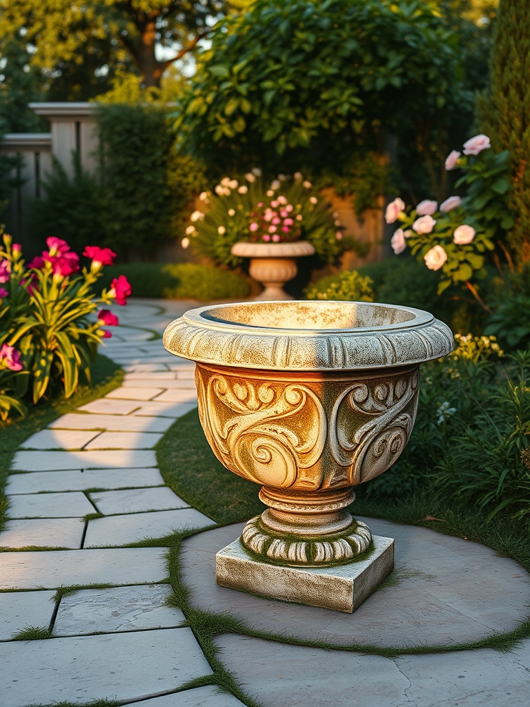 decorative outdoor garden containers