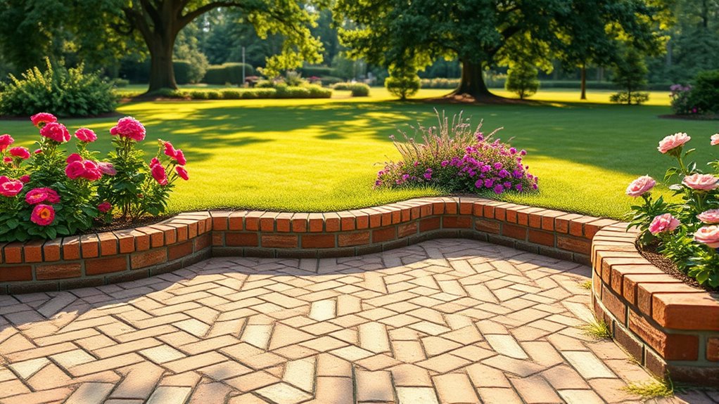 decorative yard stone edging