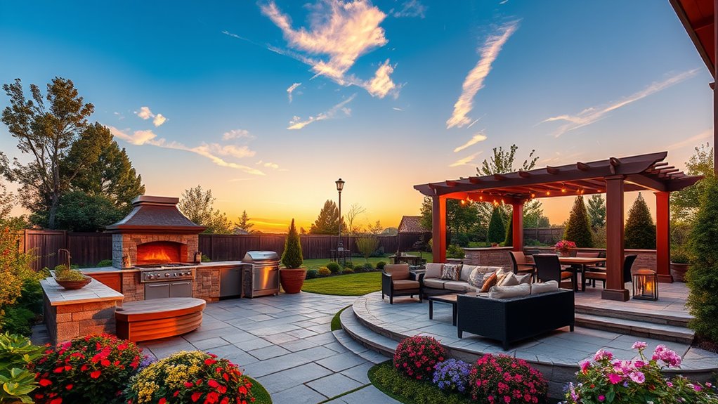 designing outdoor living spaces