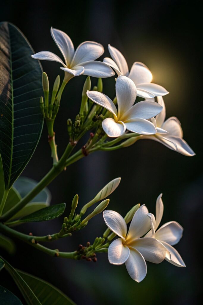 beautifully scented jasmine flowers