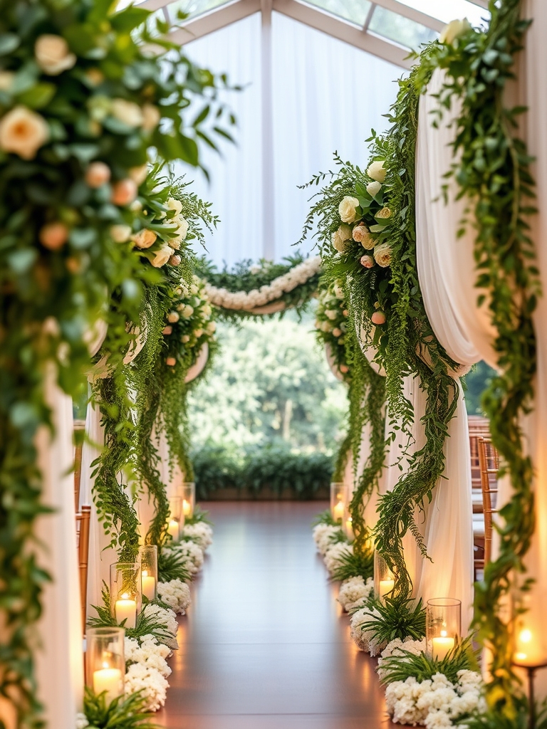 fresh floral hanging decorations