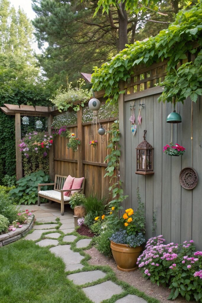 beautiful yard fence designs