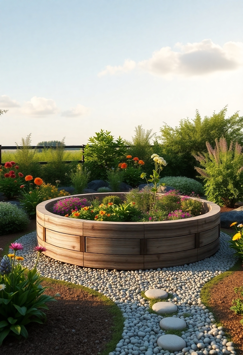 garden bed circular designs