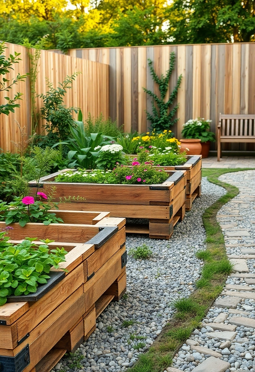 garden beds made recycled