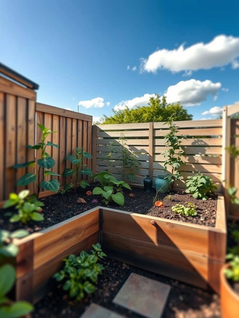 gardening in elevated boxes