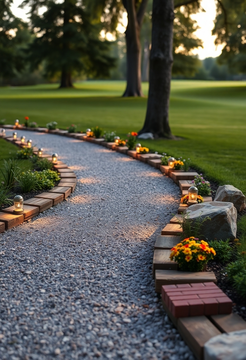 gardening outdoor path designs