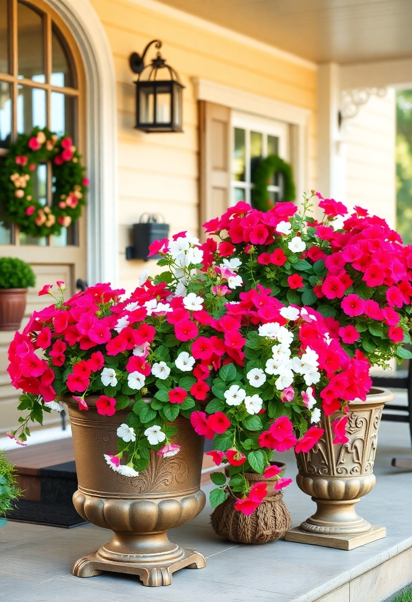 gorgeous flowers are geraniums