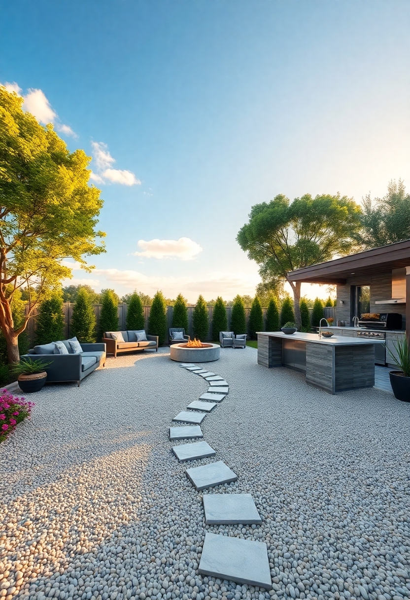 gravel patio design ideas