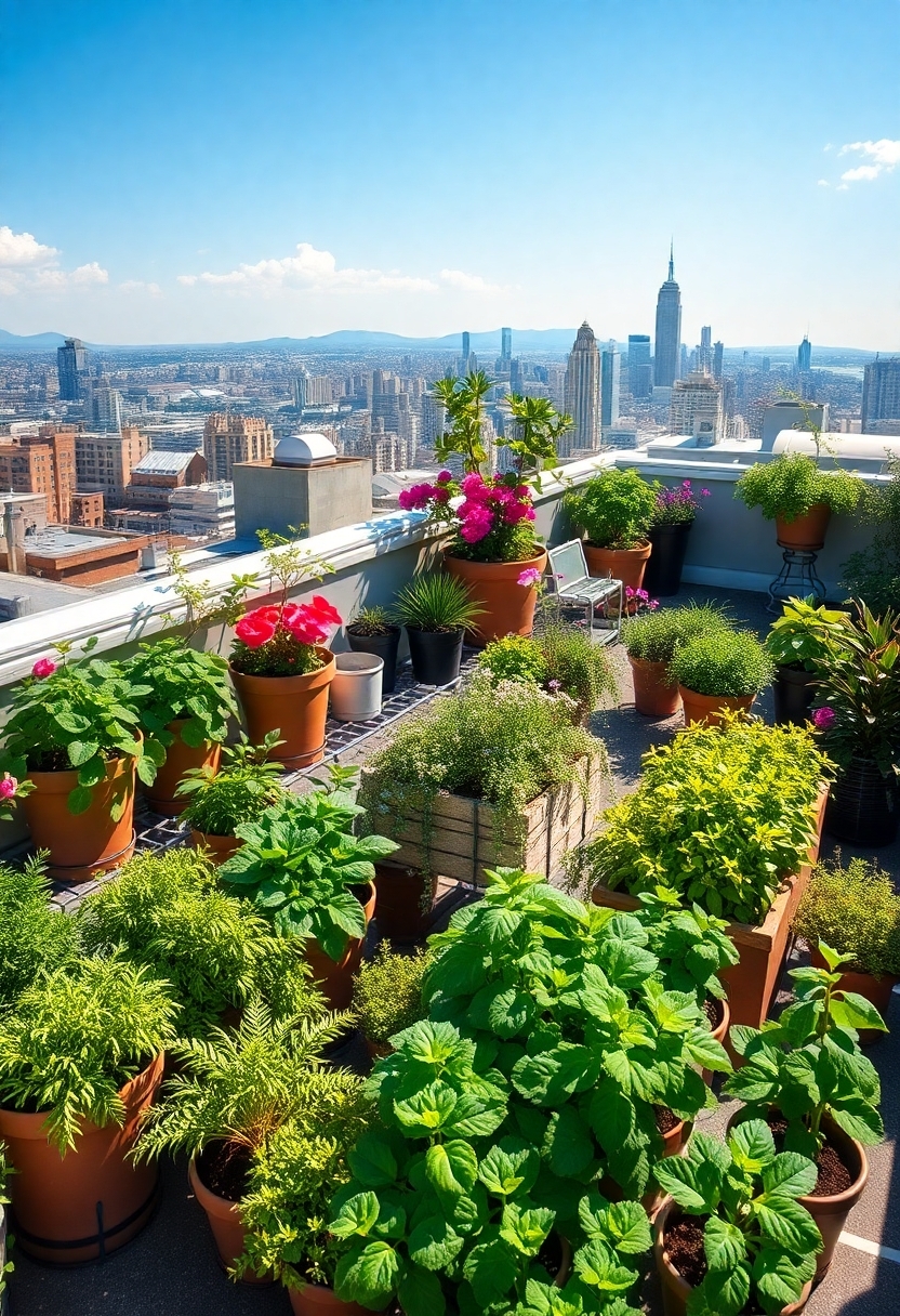 green spaces on rooftops