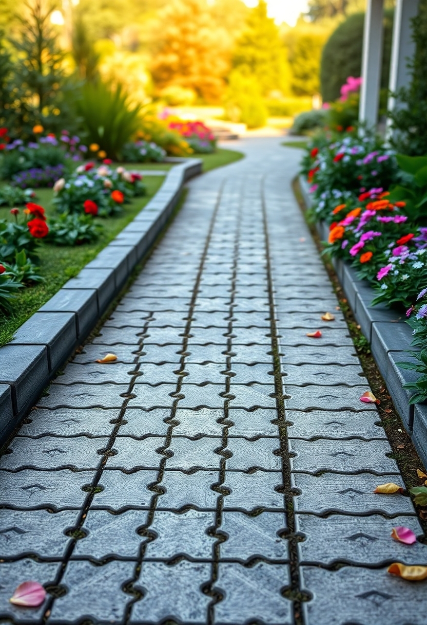 interlocking concrete paving systems