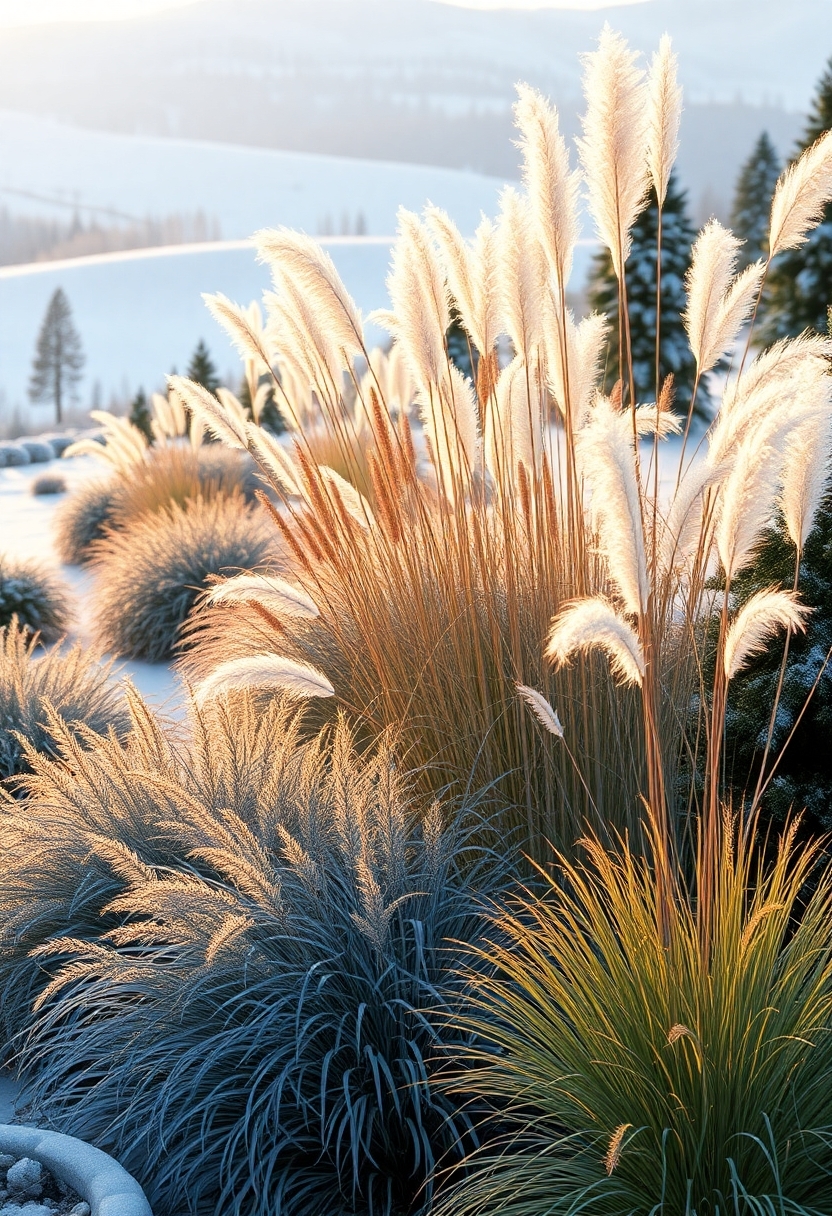 landscaping with tall grasses