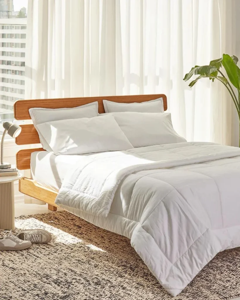 non-toxic organic cotton comforters & duvet insert brands