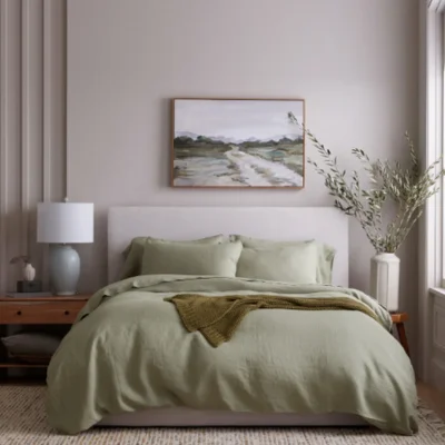 linen bedding brands 