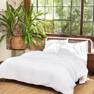 linen bedding brands 