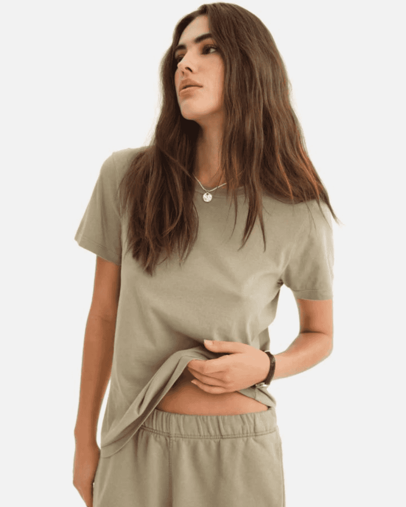 organic cotton crop top