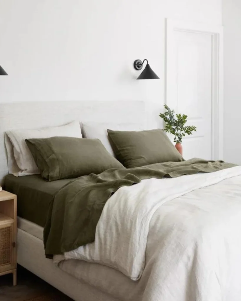 pure linen bedding