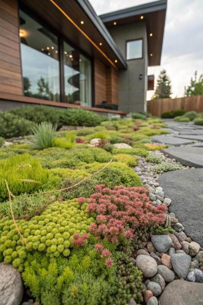 Low-Maintenance Sedum Groundcover