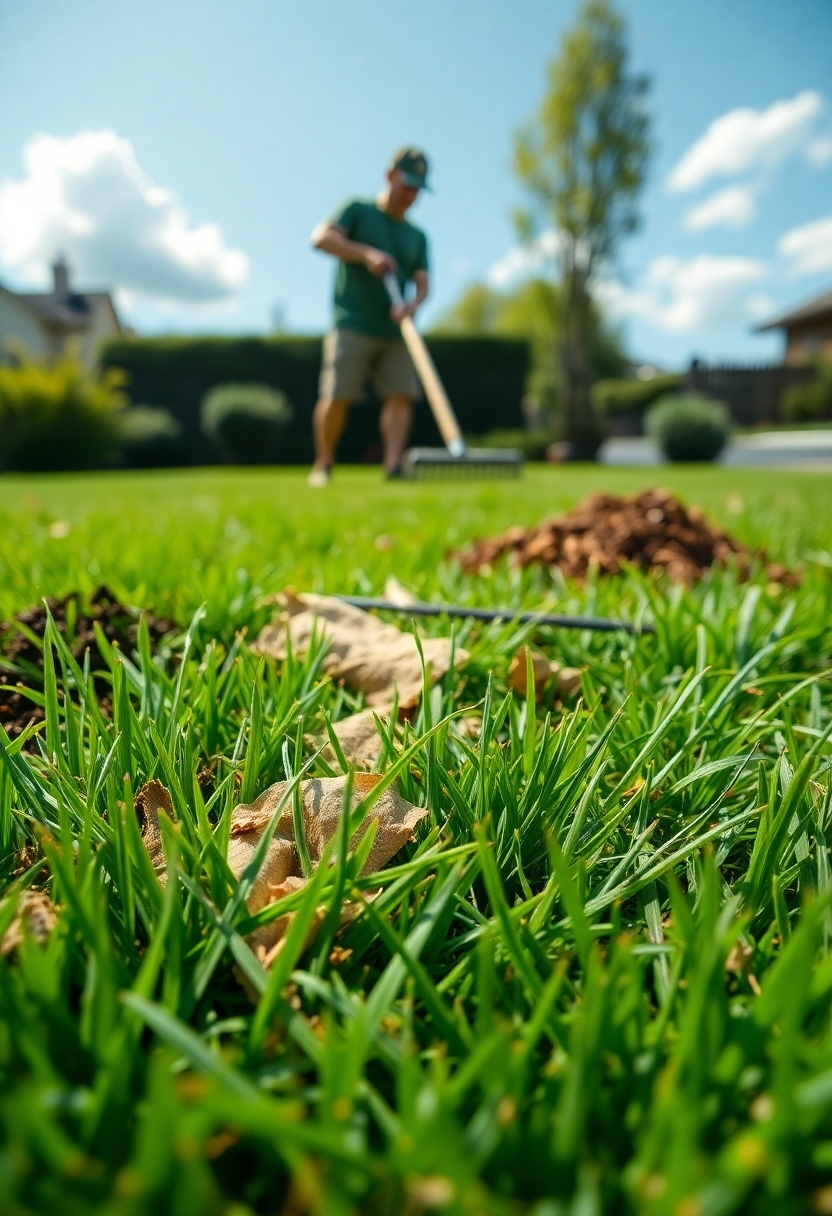 maintain healthy lawn thickness