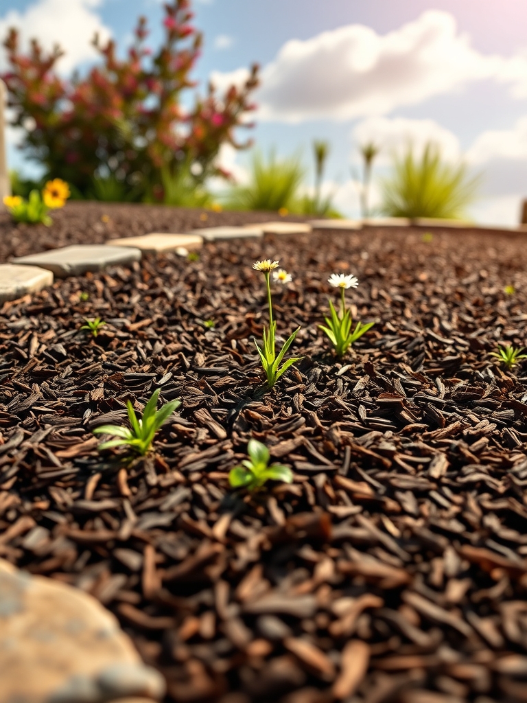 mulch controls weeds effectively