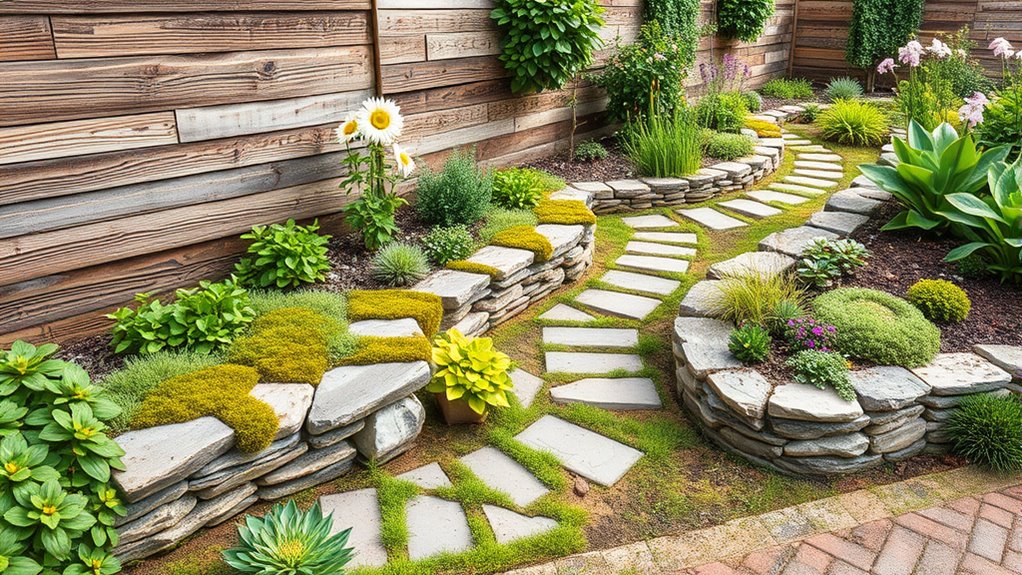 natural stone border designs