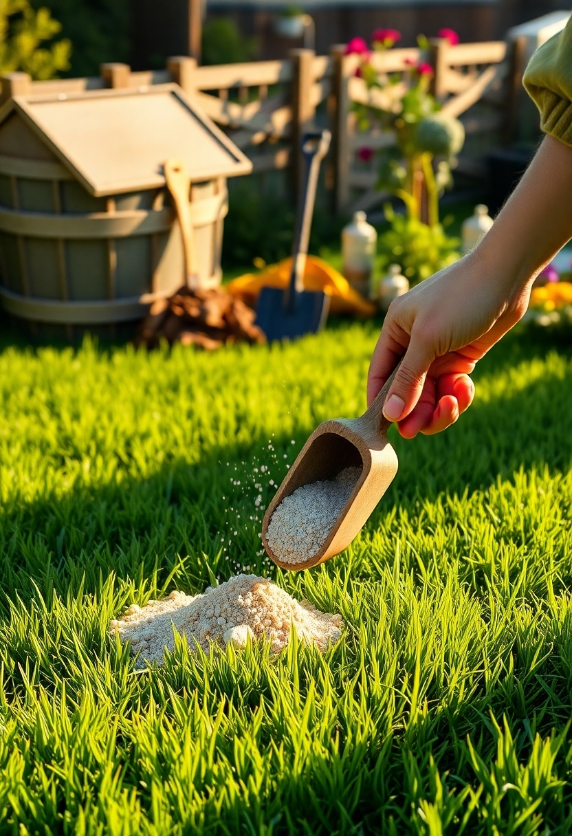 nourishing soil for plants