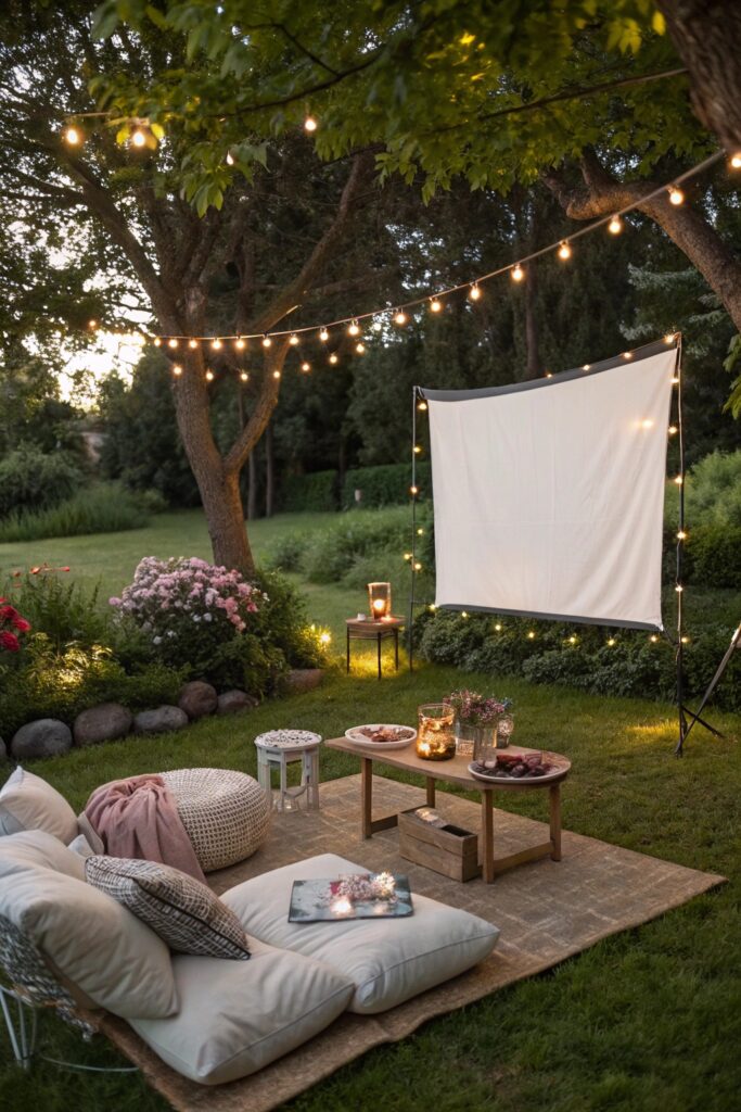 Outdoor Movie Night Under the Stars