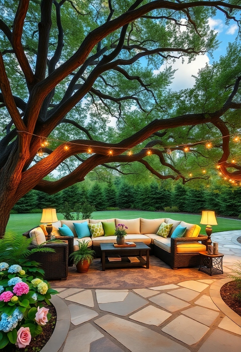 outdoor spaces for relaxation