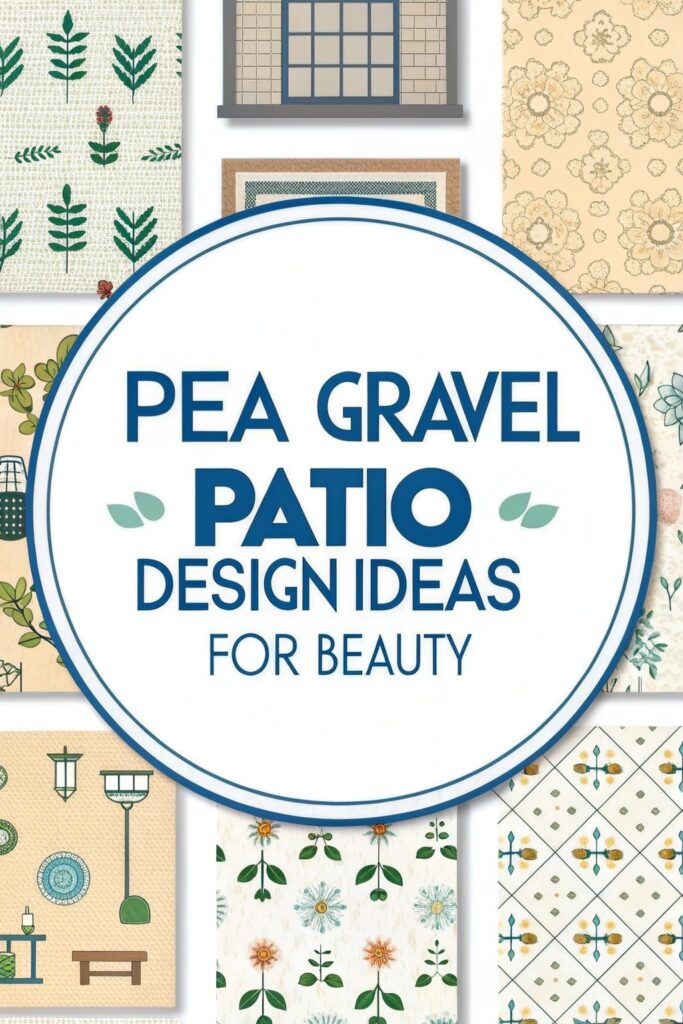 patio design pea gravel