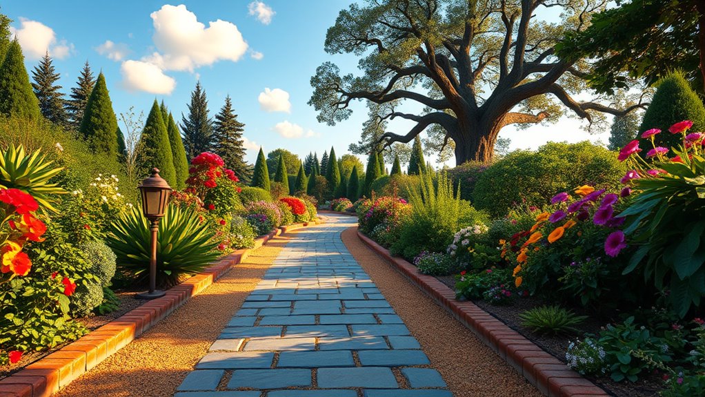 paved roads for gardens