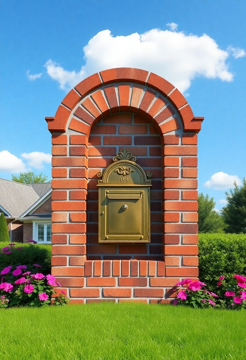 picturesque mailbox surrounding system