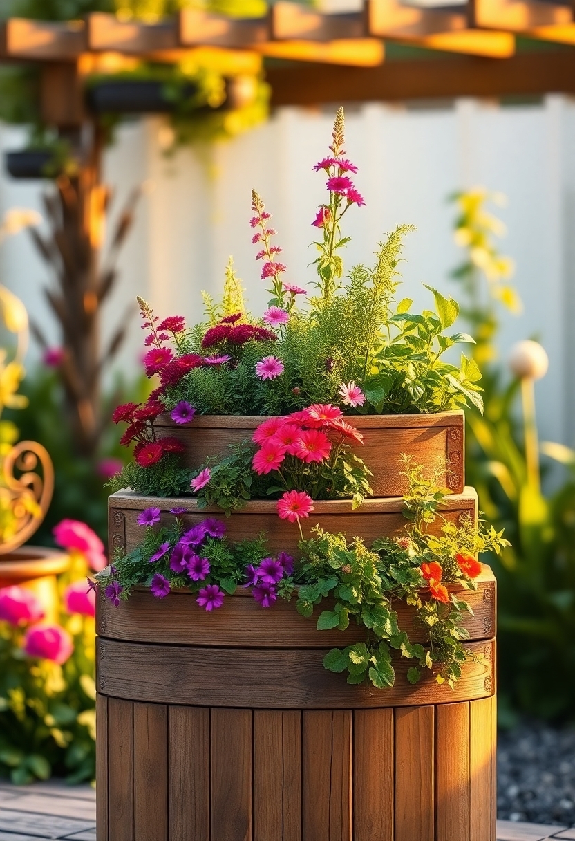 planters save vertical space