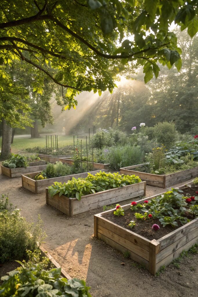 beautiful shaded plant spaces