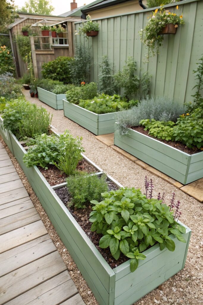 optimizing garden bed space