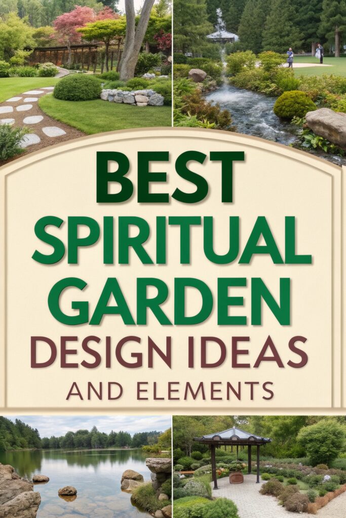 serene garden design elements