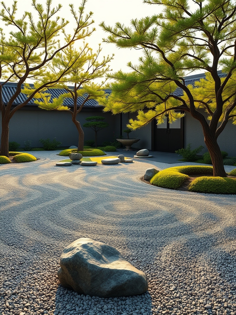 serenity of japanese gardens