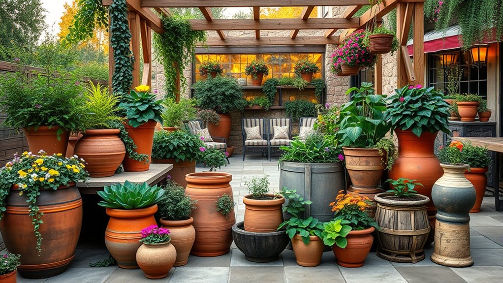 small space patio gardens