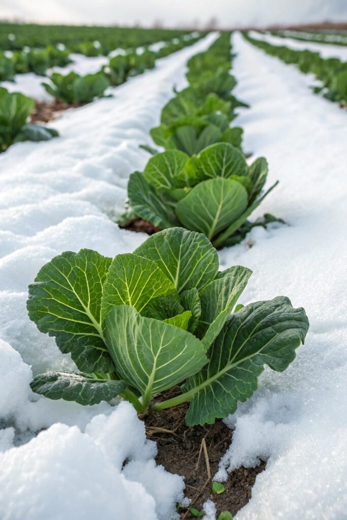 harvesting cold season crops