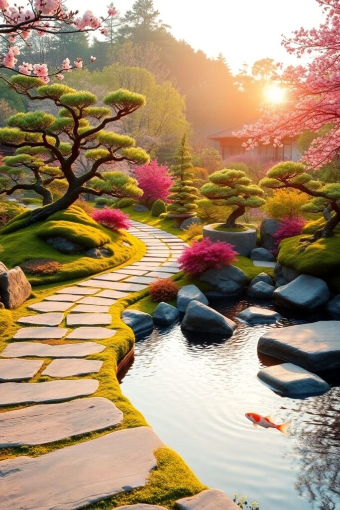 traditional japanese garden styles