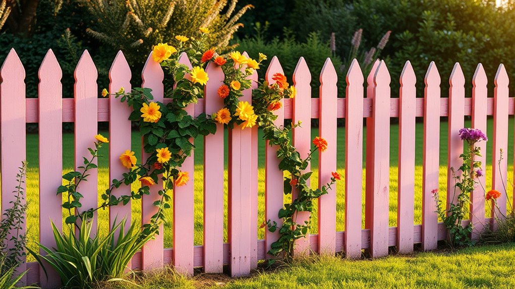 vibrant yard boundary designs