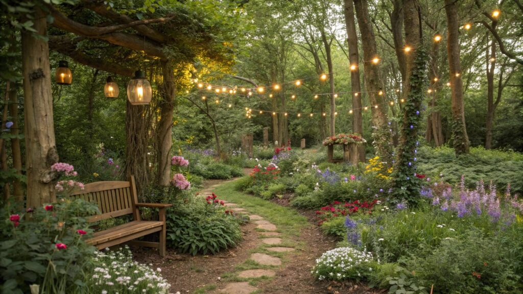 lighting for garden beauty