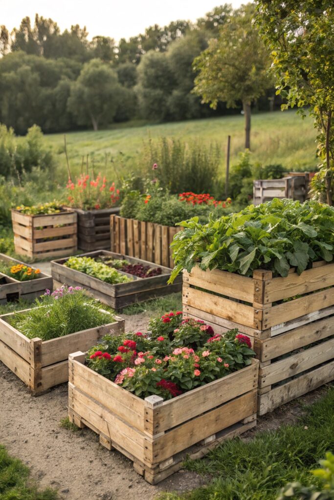 building garden storage boxes