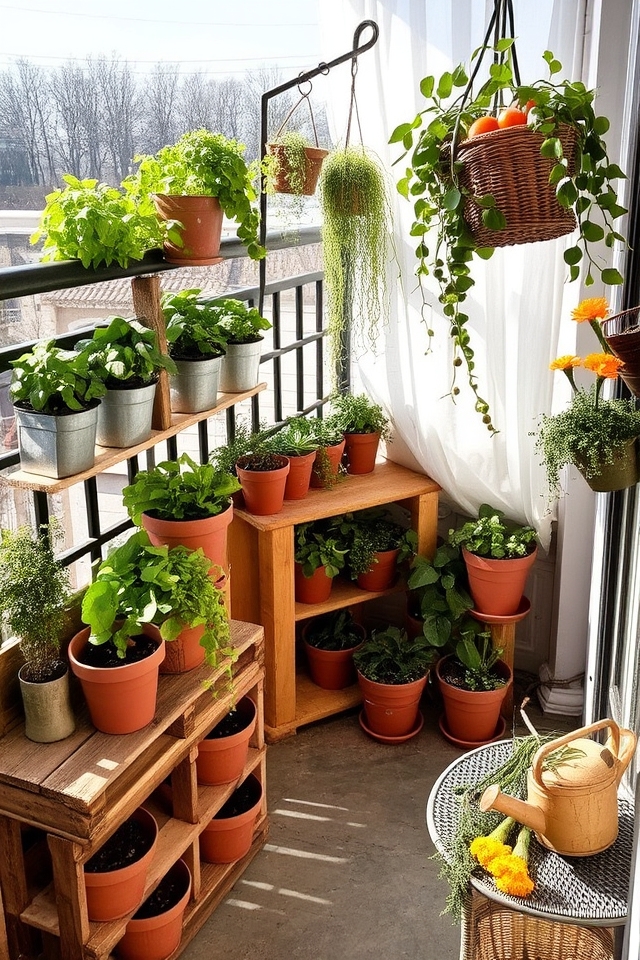 balcony vertical gardening